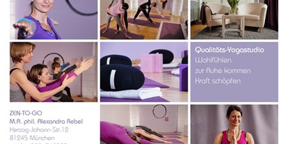 Yogakurs - Art der Yogakurse: Offene Kurse (Einstieg jederzeit möglich) - München Schwabing-Freimann - ZEN-TO-GO Yoga