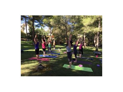 Yogakurs - vorhandenes Yogazubehör: Stühle - Mosel - Yoga fRetreat 2016 - Qi-Life Yoga