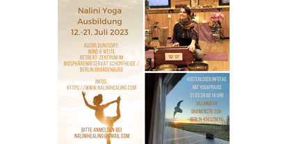 Yogakurs - Vermittelte Yogawege: Hatha Yoga (Yoga des Körpers) - Nalini Yoga Ausbildung 12.-21. Juli 2023
