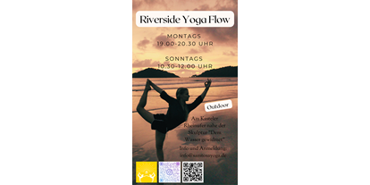 Yogakurs - Kurse für bestimmte Zielgruppen: Kurse für Unternehmen - Wiesbaden - Outdoor Yoga am Rhein in Mainz-Kastel