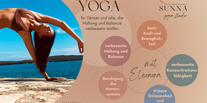 Yogakurs - Erreichbarkeit: gut zu Fuß - Österreich - Flyer - Yoga für den Rücken mit Eleonora