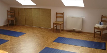Yogakurs - Kurse für bestimmte Zielgruppen: Kurse nur für Männer - Ettenheim - Kursraum - hier für Yoga - Joachim Räuber