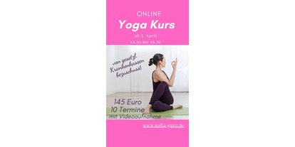 Yogakurs - Zertifizierung: 500 UE YVO - Hessen Süd - Milla Ganz
