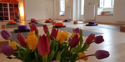 Yogakurs - vorhandenes Yogazubehör: Sitz- / Meditationskissen - Nieder-Olm - YogaRaum Nieder-Olm