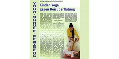 Yogakurs - geeignet für: Blinde- und Sehbehinderte - Oberbayern - Yogagarten / Yogaschule Penzberg Bernhard und Christine Götzl