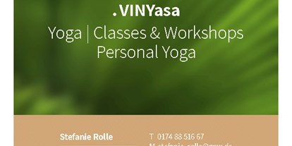 Yogakurs - Art der Yogakurse: Offene Kurse (Einstieg jederzeit möglich) - Dresden Klotzsche - Stefanie Rolle