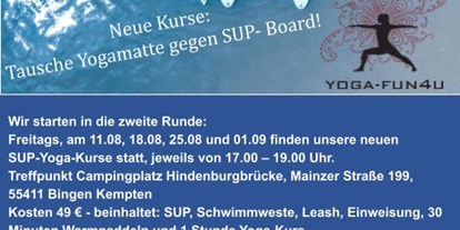 Yogakurs - Weitere Angebote: Retreats/ Yoga Reisen - Ingelheim am Rhein - Yoga-fun4u