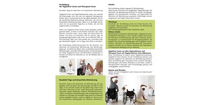 Yogakurs - Yogastil: Kundalini Yoga - ONLINE Fortbildung – Kundalini Yoga für Menschen mit körperlicher Behinderung