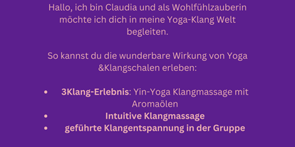 Yogakurs - Yogastil: Anderes - Wienerwald Süd-Alpin - Wohlfühlzauberei - Erfahre die Magie von Yoga & Klang