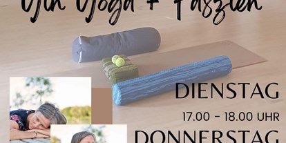 Yogakurs - Erreichbarkeit: gut mit dem Bus - Ostbayern - Yin Yoga + Faszienrollen