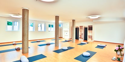 Yogakurs - vorhandenes Yogazubehör: Stühle - Schweiz - Yoga Raum - Plasma Yoga