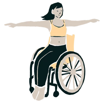 Rollstuhl Yoga Übungen