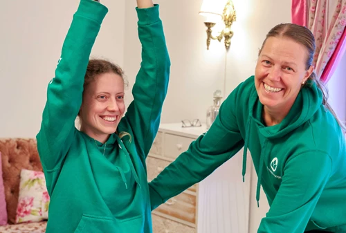 findedeinyoga Team: Anke und Lina