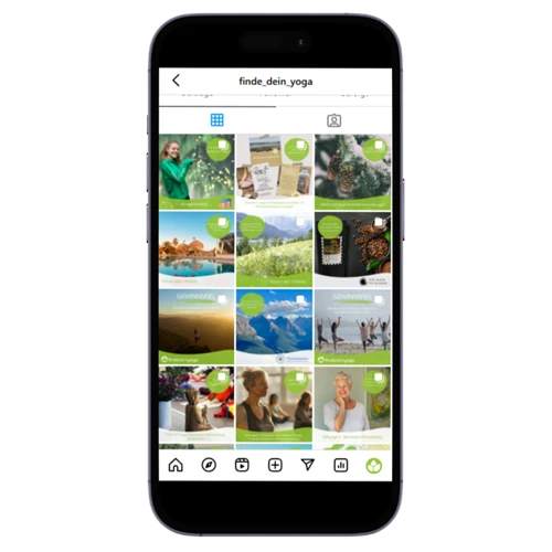 findedeinyoga Social Media