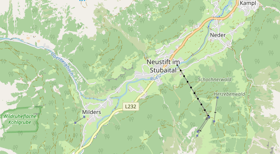 Yoga Retreat auf Karte