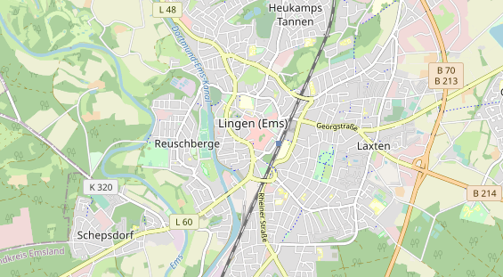 Yoga auf Karte
