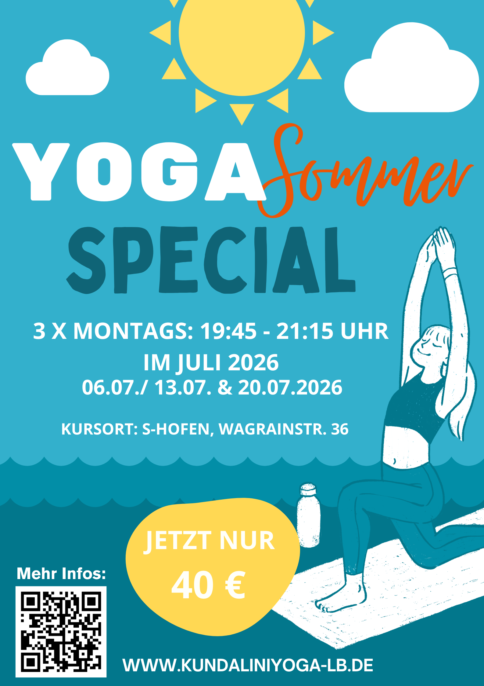 Semanas de prueba de Kundalini Yoga Hofen julio de 2026 - Indoor  - Summer Special - Kleine Auszeit vom Alltag Indoor Stuttgart-Hofen