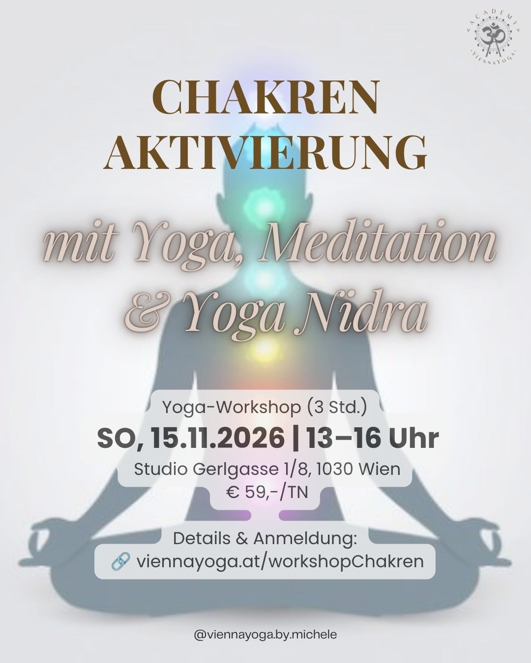 Yoga de activación de chakras, meditación y yoga nidra - ViennaYoga®