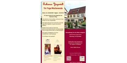 Yogakurs - Kurse für bestimmte Zielgruppen: Kurse für Senioren - Weserbergland, Harz ... - Sohanas Yogawelt