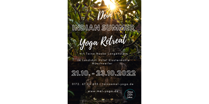 Yogakurs - Dein Indian Summer Yoga Retreat