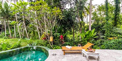 Yogakurs - Pool zur Abkühlung zwischendurch. - Yoga Retreat Bali 2023