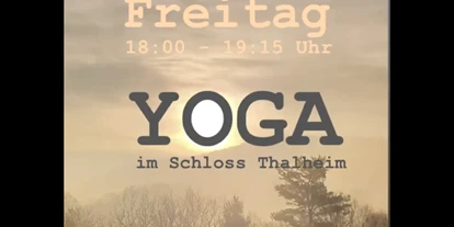 Yoga course - vorhandenes Yogazubehör: Yogamatten - Thalheim (Kapelln) - Yoga im Schloss Thalheim 