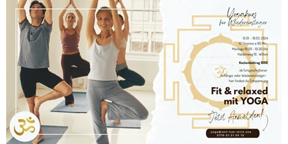 Yoga course - vorhandenes Yogazubehör: Decken - Bochum - Präventionskurs - Fit & relaxed - Präventionskurs für fortg.Anfänger/Wiedereinsteiger