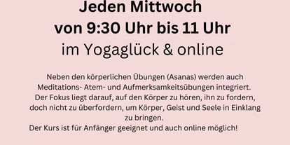 Yogakurs - Art der Yogakurse: Probestunde möglich - Berlin-Stadt Bezirk Lichtenberg - Hatha Yoga mit Franziska 