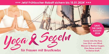 Yogakurs - Yoga Elemente: Meditation - Deutschland - Yoga & Segeln - Speziell für Frauen mit Krebserfahrung - August 2024