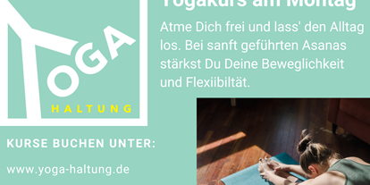Yoga course - Art der Yogakurse: Offene Kurse (Einstieg jederzeit möglich) - Hamburg-Stadt Eimsbüttel - Yoga-Haltung.de