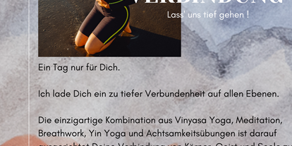 Yoga course - Germany - One Day Retreat - VERBINDUNG