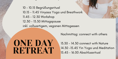 Yogakurs - Eventart: Yoga-Retreat - One Day Retreat - VERBINDUNG