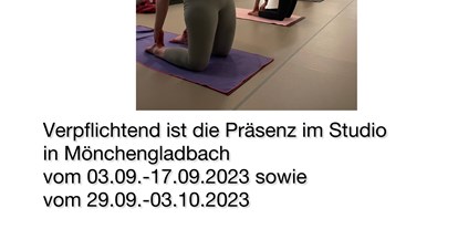 Yogakurs - vorhandenes Yogazubehör: Yogagurte - Niederrhein - HOT YOGA AUSBILDUNG