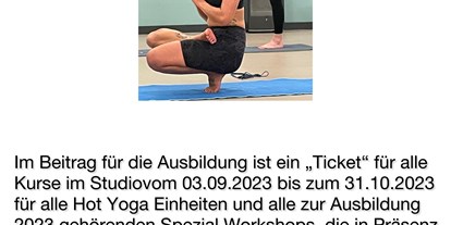 Yoga course - Intensivkurs - Ruhrgebiet - HOT YOGA AUSBILDUNG