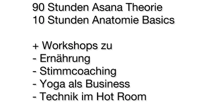 Yoga course - Lern- und Unterrichtsformen: Vorlesungen / Lekture - North Rhine-Westphalia - HOT YOGA AUSBILDUNG