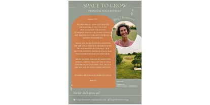 Yoga course - Space to grow - Pränatal Yoga Retreat
