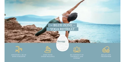 Yogakurs - gesprochene Sprache(n): Englisch - Nördliche Ägäis-Region - THE EGG Greece Retreat Centre - Blue Zone Yoga Retreat - Blue Zone Yoga Retreat