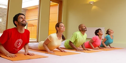 Yoga course - Kurse mit Förderung durch Krankenkassen - Berlin-Stadt Adlershof - Yogakurse für Einsteiger bis Fortgeschrittene: in kleinen Gruppen mit erfahrenen Lehrern in entspannter Atmosphäre die eigene Yogapraxis systematisch weiterentwickeln. - Sivananda Yoga Vedanta Zentrum Berlin