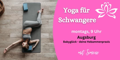 Yoga course - Art der Yogakurse: Offene Kurse (Einstieg jederzeit möglich) - Augsburg Lechhausen - Yoga in Augsburg. Simone Reimelt. Yin | Schwangere | Mamas mit Baby