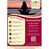 Yoga - Sommerfest, Kreis Höxter, Beverungen-Wehrden, kostenlose Yogastunden auf Spendenbasis - Sommerfest - Yoga für Artenvielfalt