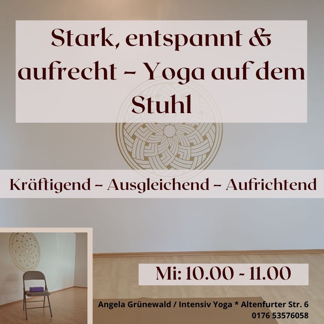yoga - Yoga am Stuhl
