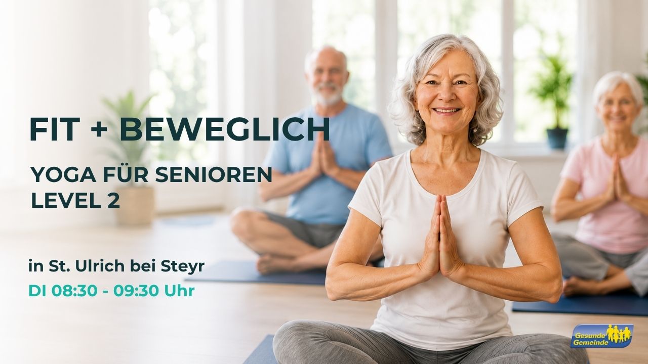 Yoga - FIT + BEWEGLICH | Yoga für Senioren (Level 2)
