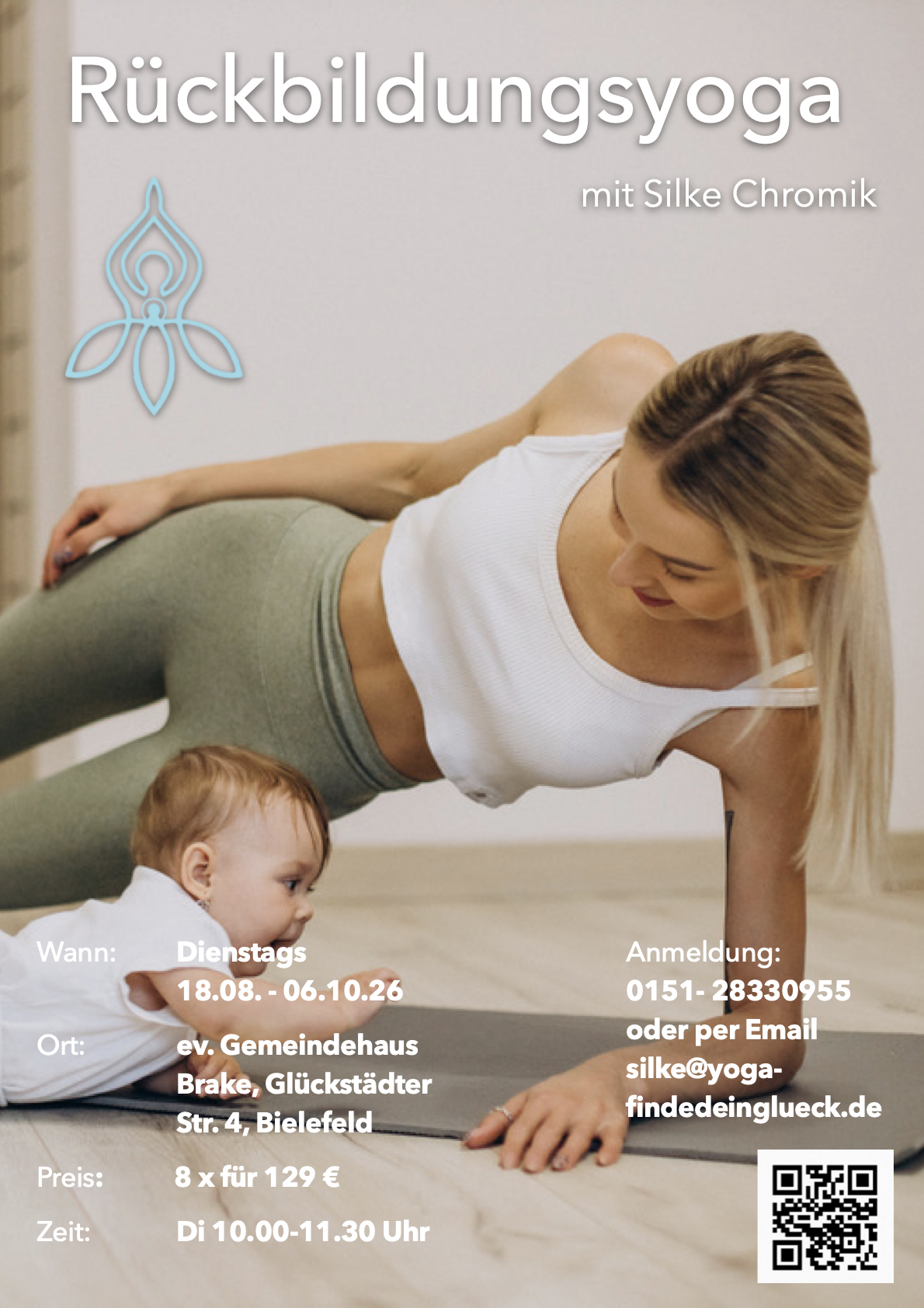 Yoga - Mama mit Baby beim Yoga - Yoga nach der Geburt / RückbildungsYoga