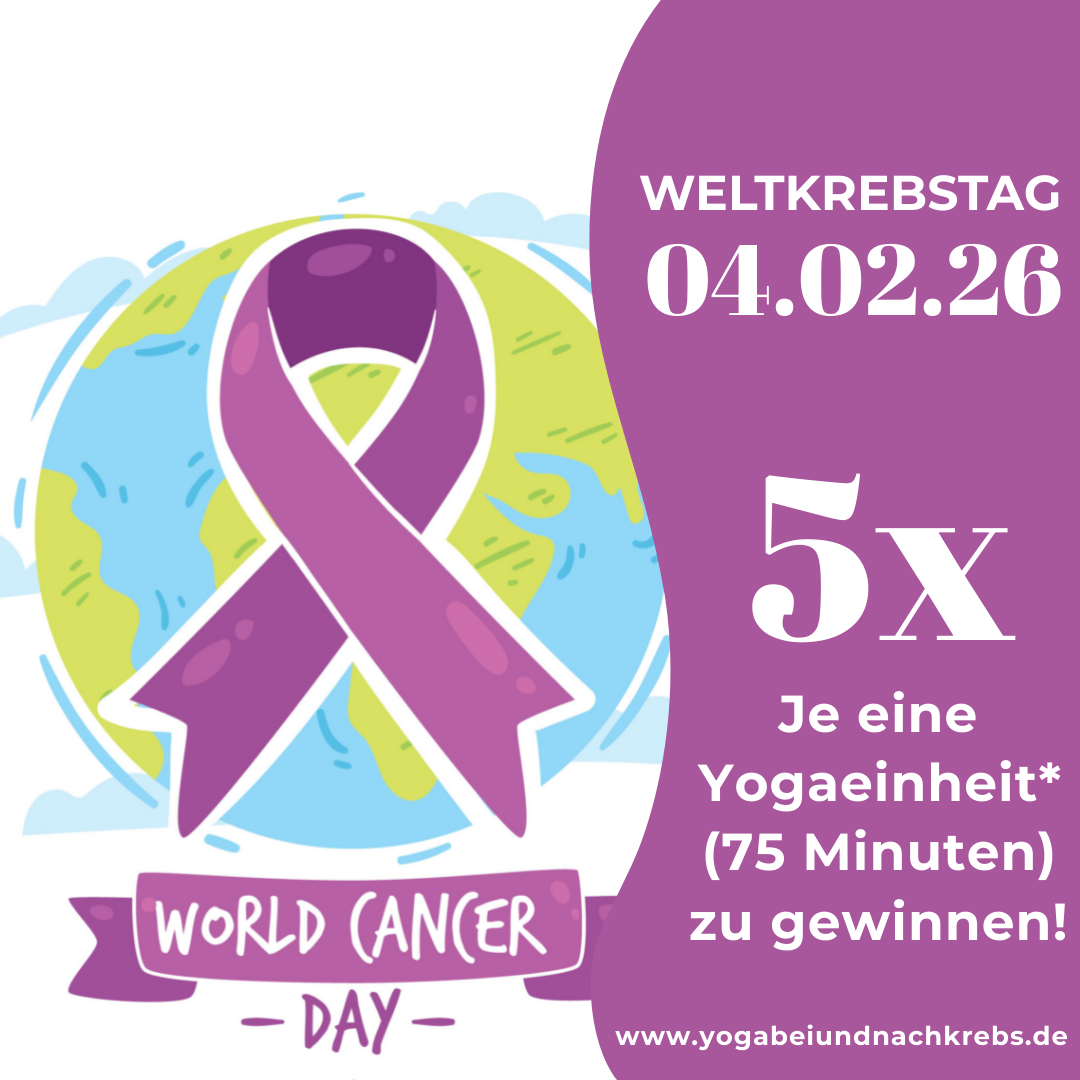 Yoga - Designed by freepic.com  - Ich verschenke 5 x 75 Minuten Yoga zum Weltkrebstag 2026 