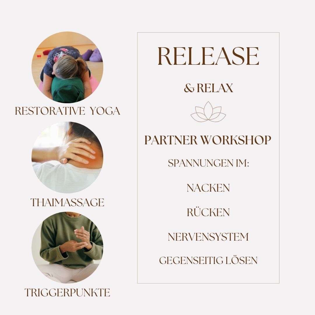 yoga - Release & Relax Partnerworkshop 18.04.2026 14.30 - 16.30