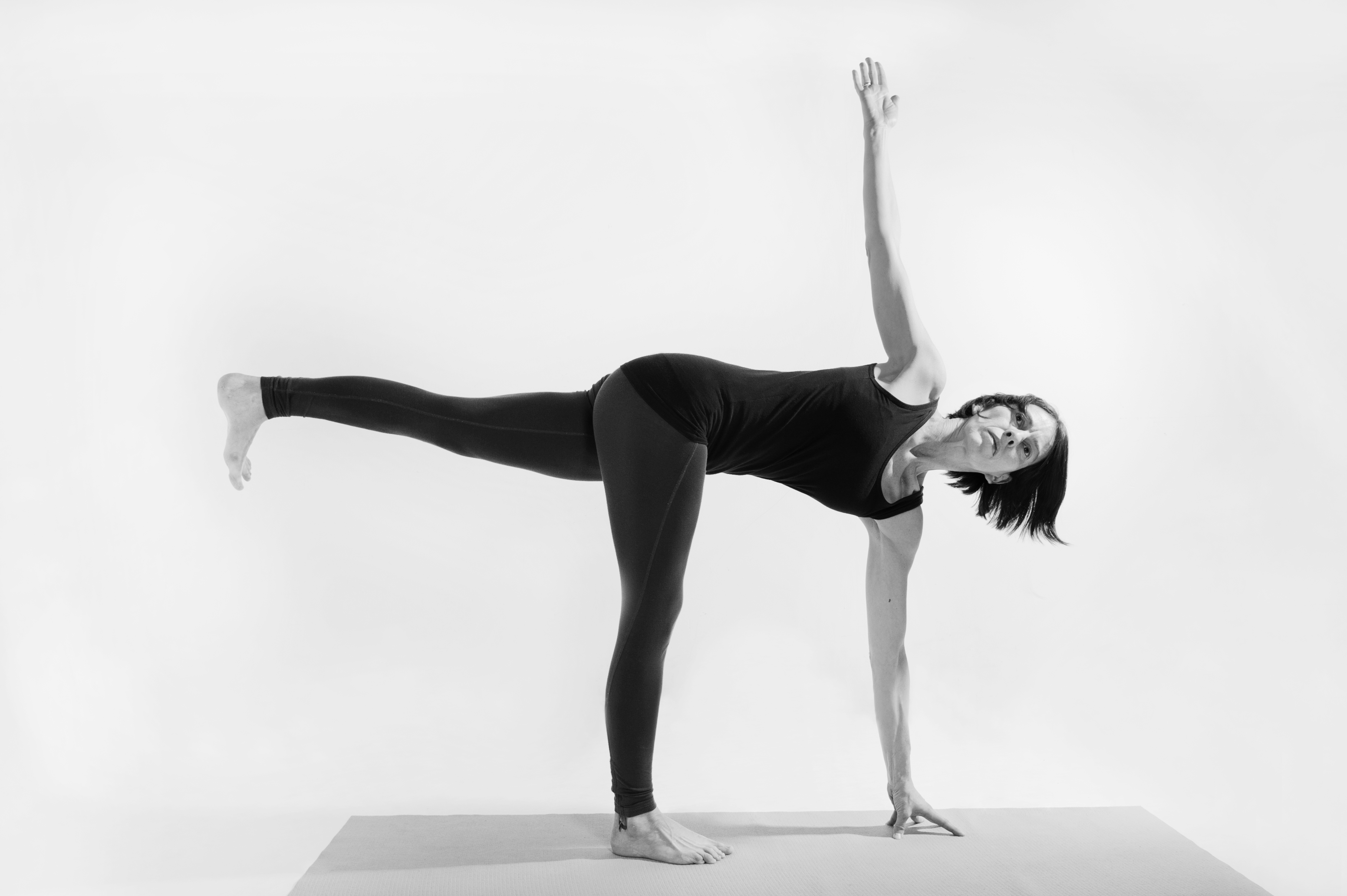 yoga - Parivritta Ardha Chandrasana - one of my favorites - Birgit Meißner Isaryoga