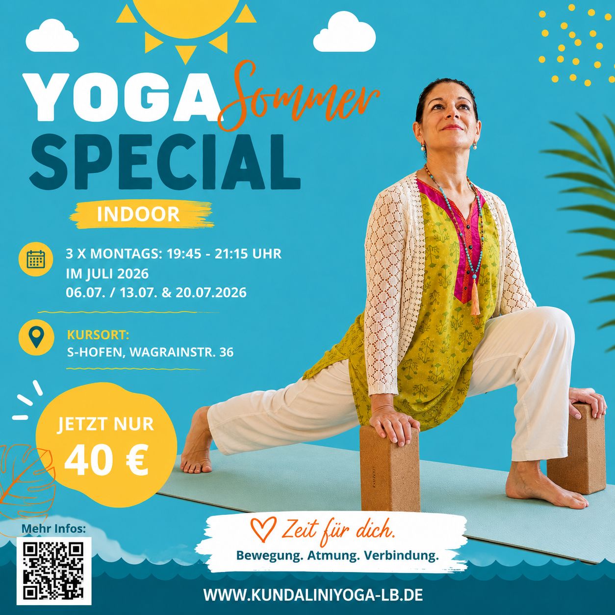 Yoga - Summer Special - Kleine Auszeit vom Alltag Indoor Stuttgart-Hofen