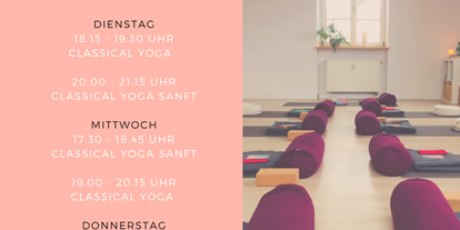 Yoga course - Yogastil: Yin Yoga - Pfalz - Stundenplan für deine Yogazeit - Nina Gutermuth