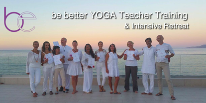 Yoga course - Art der Yogakurse: Geschlossene Kurse (kein späterer Einstieg möglich) - Berlin-Stadt Kreuzberg - be better YOGA Teacher Training: Happy Trainee Absolventen auf Zypern  - Kerstin Linnartz