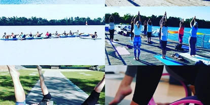 Yoga course - Yogastil: Yoga Nidra - Vettweiß - SUP Yoga...
Sommersonnenwende im Seepark..Yoga im Wallgraben.. - Sevil-Anne Zeller   namaste Yoga Loft
